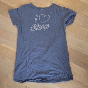 GEORGE | Blue 'I Love Sleep' T-Shirt
